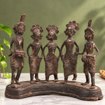  Tribal art Musician And Dancing Sculpture