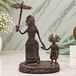  Tribal art Lady and child Sculpture
