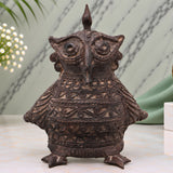 Tribal art Owl Sculpture
