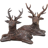 Brass Dhokra Sitting Deer Sculpture, Bastar Tribal Art, 4.5 Inch