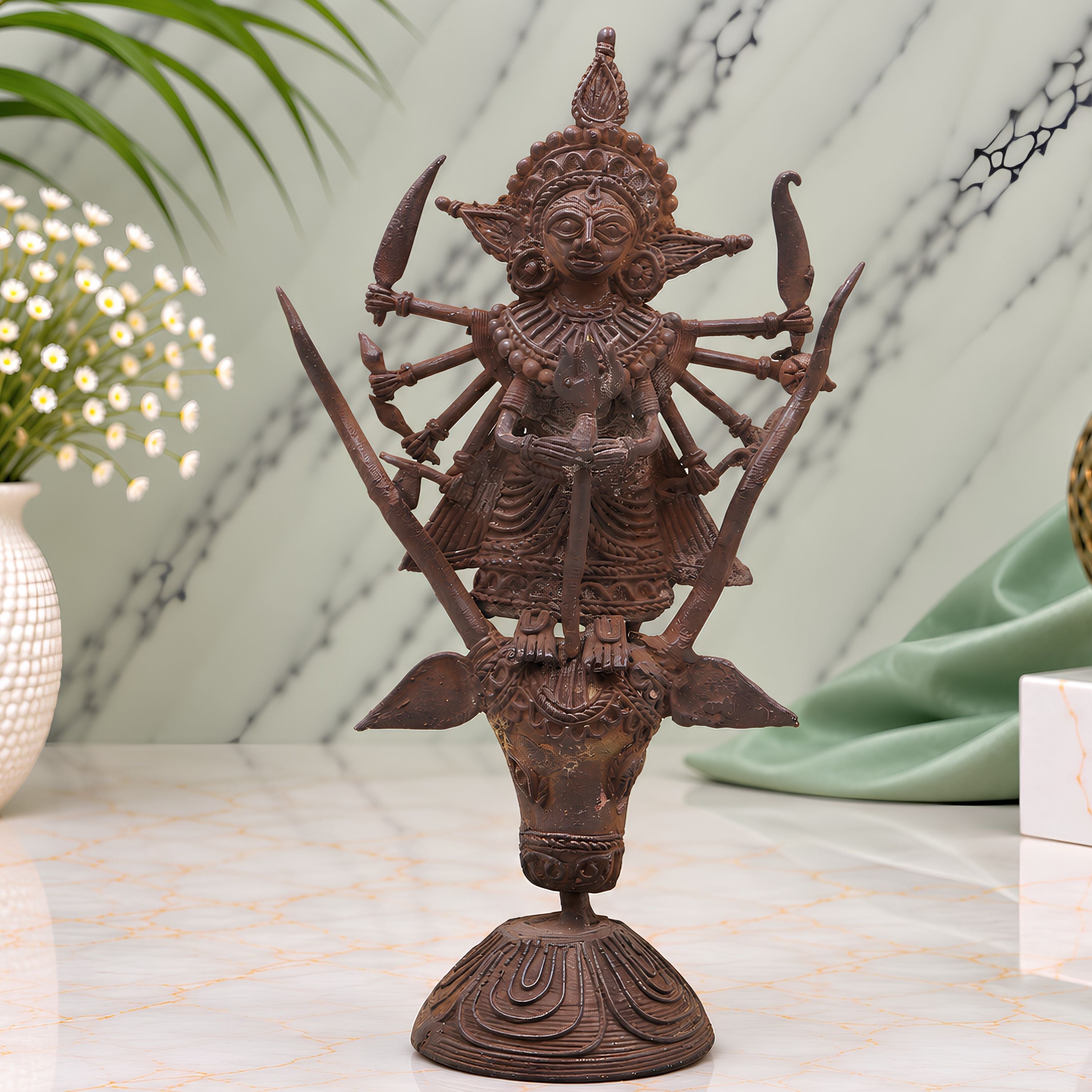  Tribal art Durga idol Sculpture