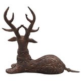 Brass Dhokra Deer Sculpture, Medium, Bastar Tribal Art, 6 Inch
