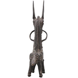 Brass Dhokra Horse Sculpture, Bastar Tribal Art, 9 Inch
