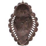 Brass Dhokra Owl Sculpture, Bastar Tribal Art, 12.5 Inch