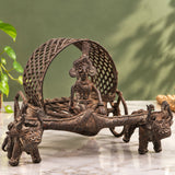  Tribal art Bullock Cart Sculpture