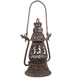 Bhunes Brass Lantern, Bastar Tribal Art, Vintage Look, 11.5 Inch