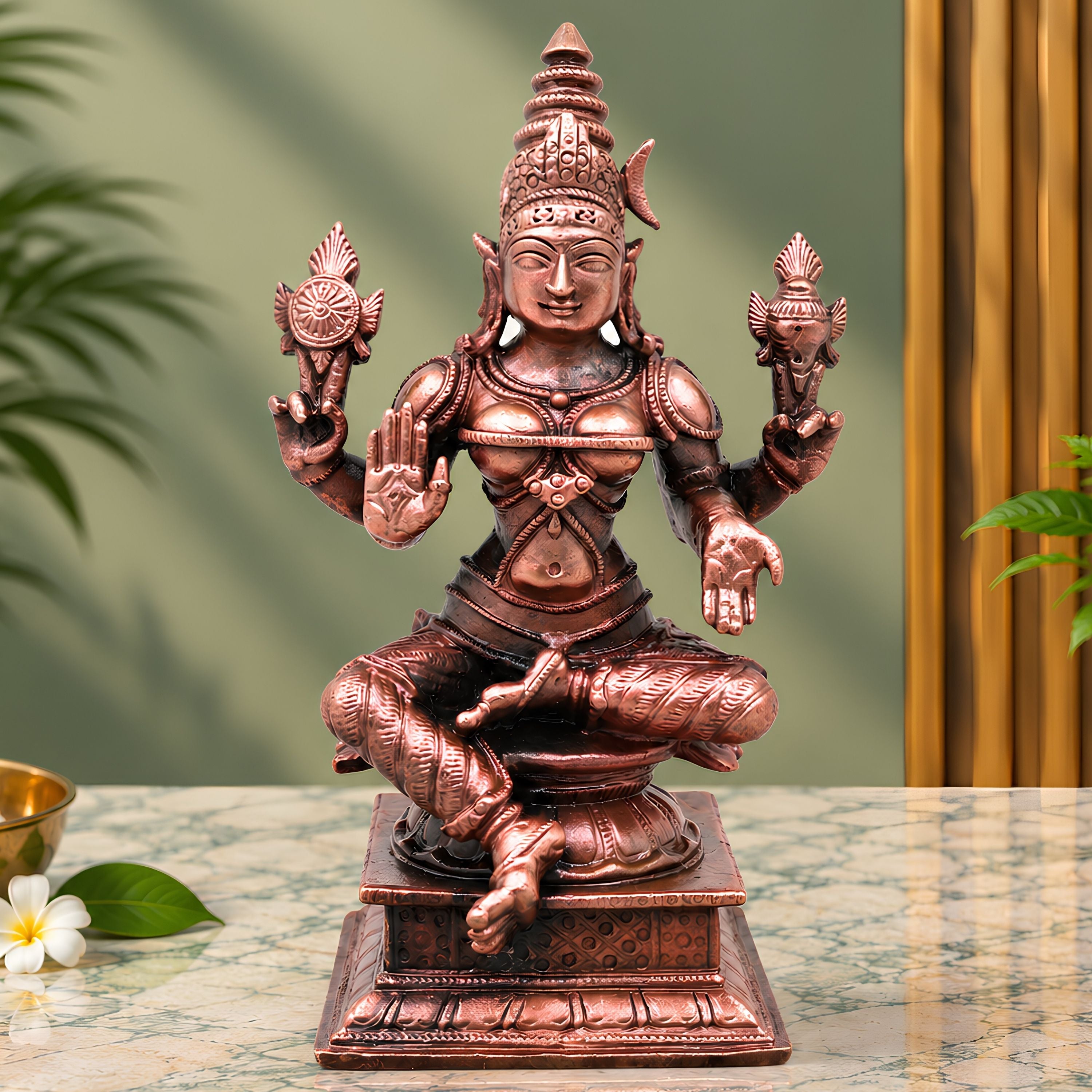 Bhuvaneshwari idol