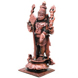 Copper Murugan Idol, Lord Subramanya Kartikeya Statue for Pooja, Home Decor & Gifting, Brown, 4.5 Inch, 1 Piece
