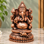 Copper Ganesha Idol