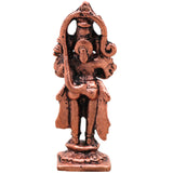 Bhunes Small Copper Hanuman Idol, 2.5 Inch
