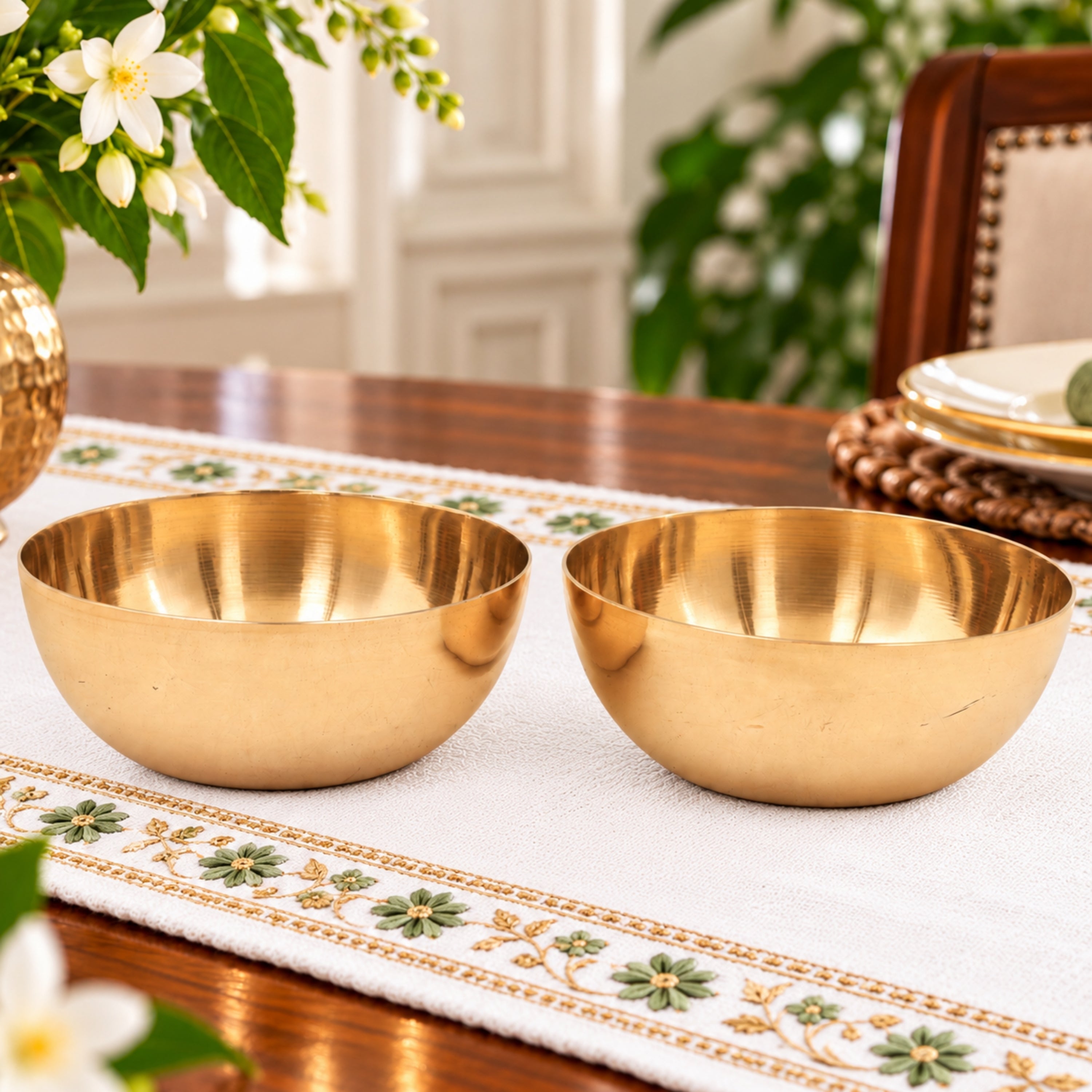 Bronze Bowl Set of 2