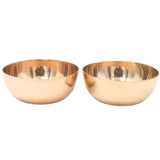 Bronze Bowl Set of 2, Pooja Katori Pair for Temple Worship, Home Decor & Spiritual Gifting, Prasand, Gold, 1.5 Inch, 1 Piece