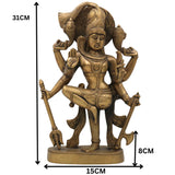 Brass Shiva Statues |Lord Shiv Idol | Shankar Idol | Shiva Brass|Lord Shiva Idols|Shankar Murti For Gift| Shiva Brass Statue| Home Decor | Showpiece, Gold, 12.5 Inch, 1 Piece