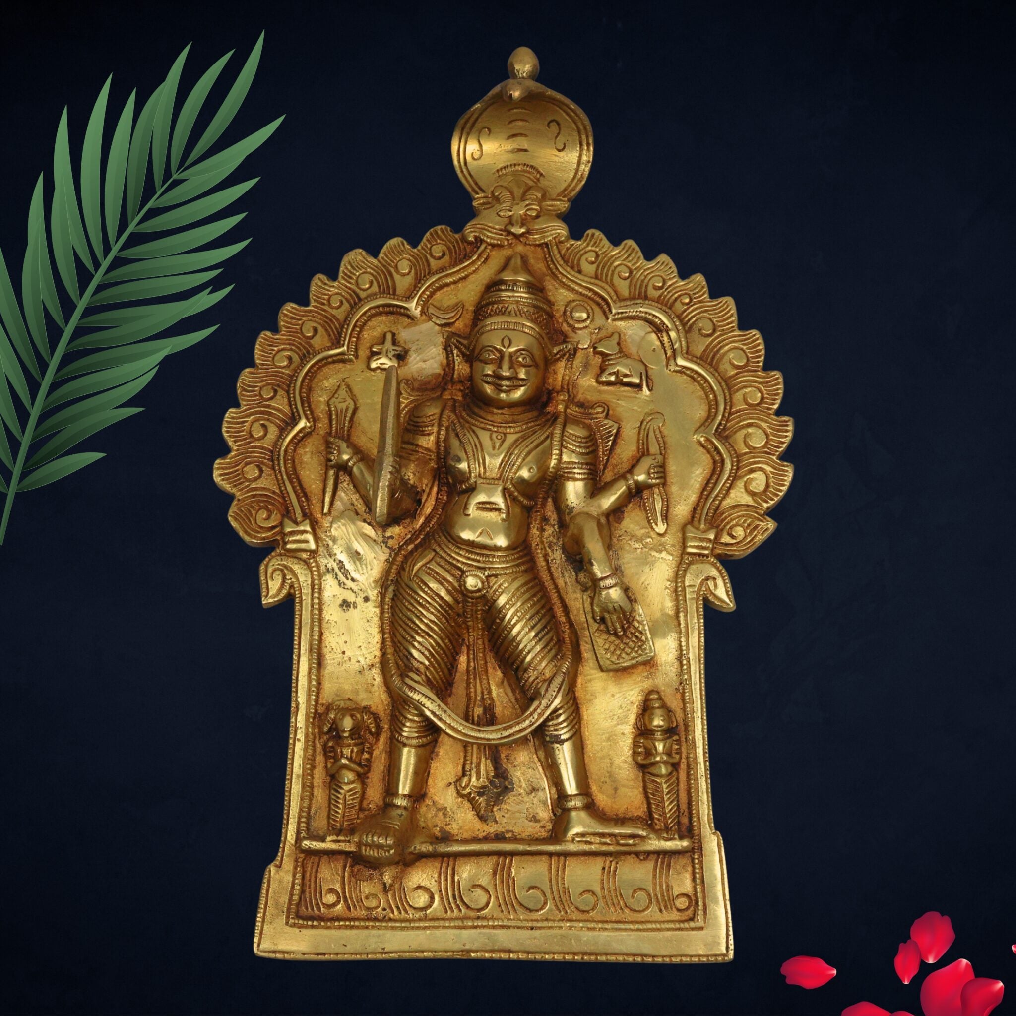 Brass Veerbhadra Idol | Bhairava | Bhairav | Bhairava Idol | Veerbhadra Idol | Veerabhadreshwara | Veerabhadreshwara Swamy | Shiva | Idol