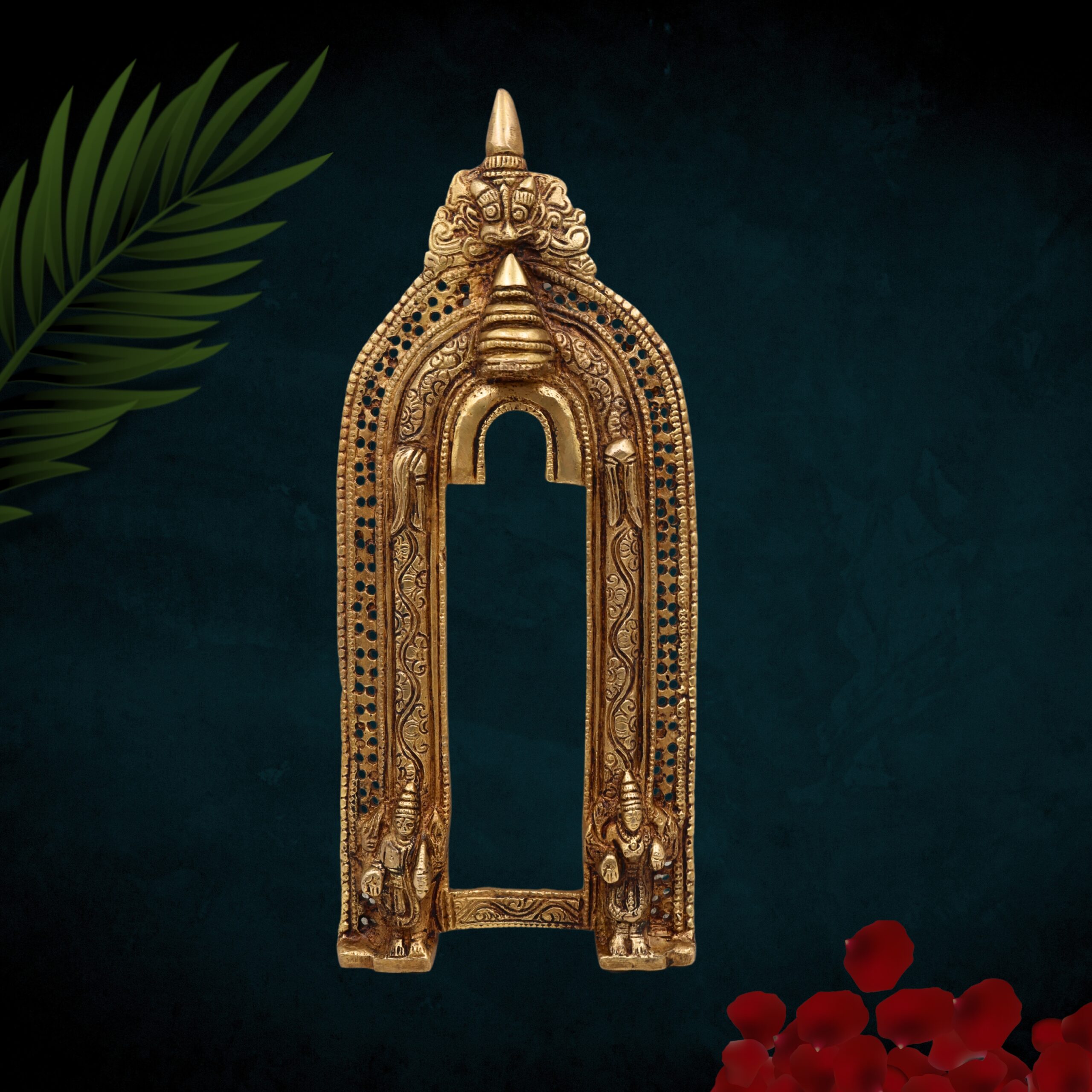 Brass Handcrafted Prabhavali Arch Frame