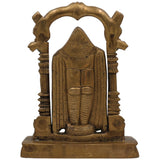 Brass Venkateshwara Idol | Lord Thirupathi Statue | Lord Balaji Idols | Tirupati Idol God Statue Showpiece | Venkateshwara Thirupathi Balaji Statue | Murti, Gold, 9 Inch, 1 Piece