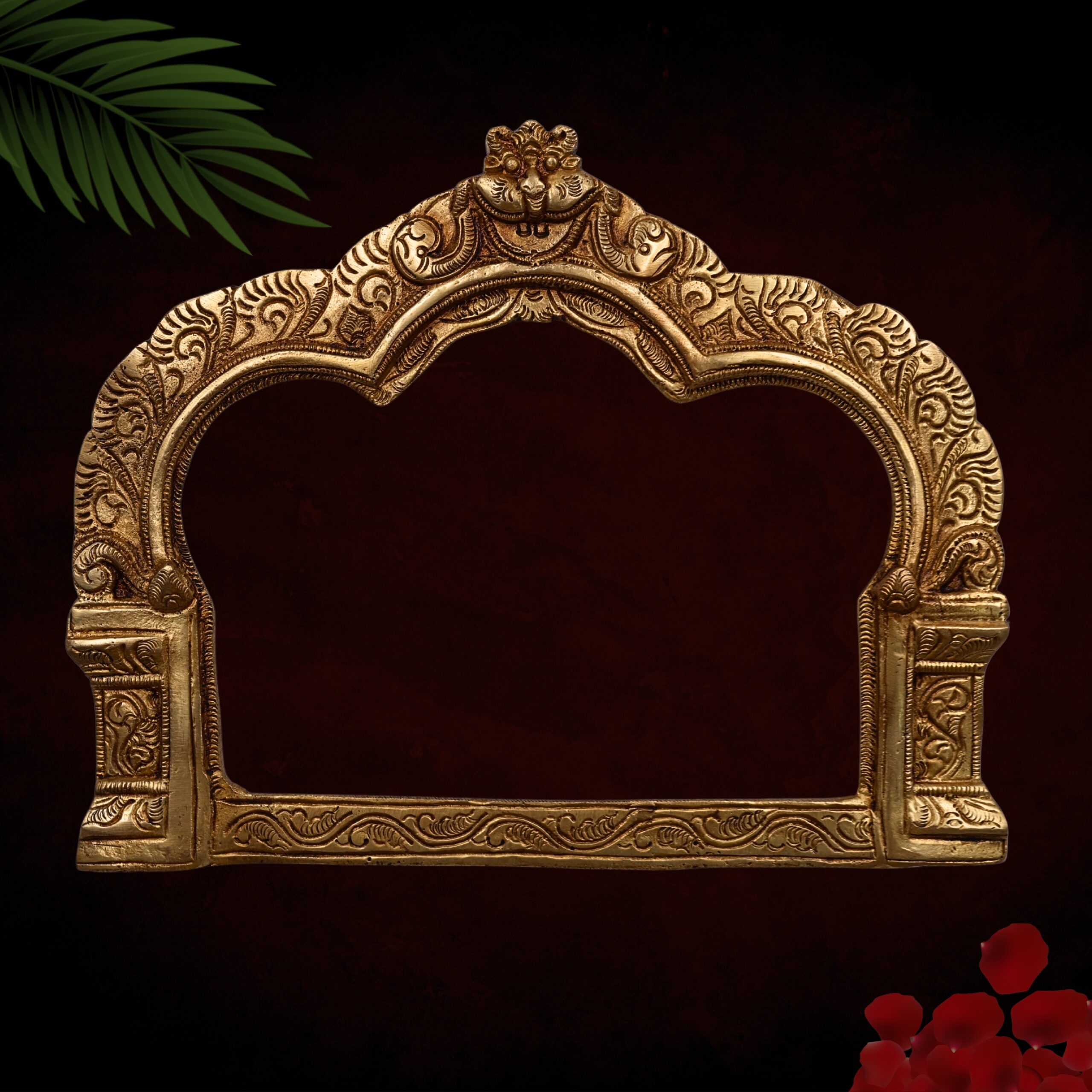 brass Prabhavali for temple decor