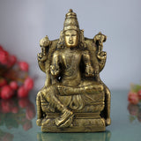 Brass Dhanvantari Idol, Lord Dhanvantari Murti, Ayurveda God Statue, Vaidya Narayana Brass Vigraha for Puja, Home Decor & Healing