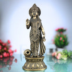 Handcrafted Brass Mahalakshmi Idol – Shree Lakshmi Devi | Kamala | Ashta Lakshmi | Vaishnavi | Wealth & Prosperity Murti for Pooja, Home Temple & Decor