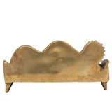 Brass Sleeping Buddha Idol – Handcrafted Reclining Gautama Buddha Statue | Shakyamuni Nirvana Murti for Home Decor, Meditation, Pooja & Gifts,Gold, 3 Inch, 1 Piece