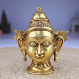 Handcrafted Brass Gowri Head Idol