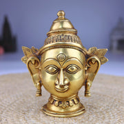 Handcrafted Brass Gowri Head Idol