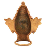 Handmade Brass Shiva Head Idol | Mahadev Murti | Shankara, Bholenath, Neelkanth Sculpture | Home Decor, Puja, Temple Display, Spiritual Gift,Gold, 7 Inch, 1 Piece