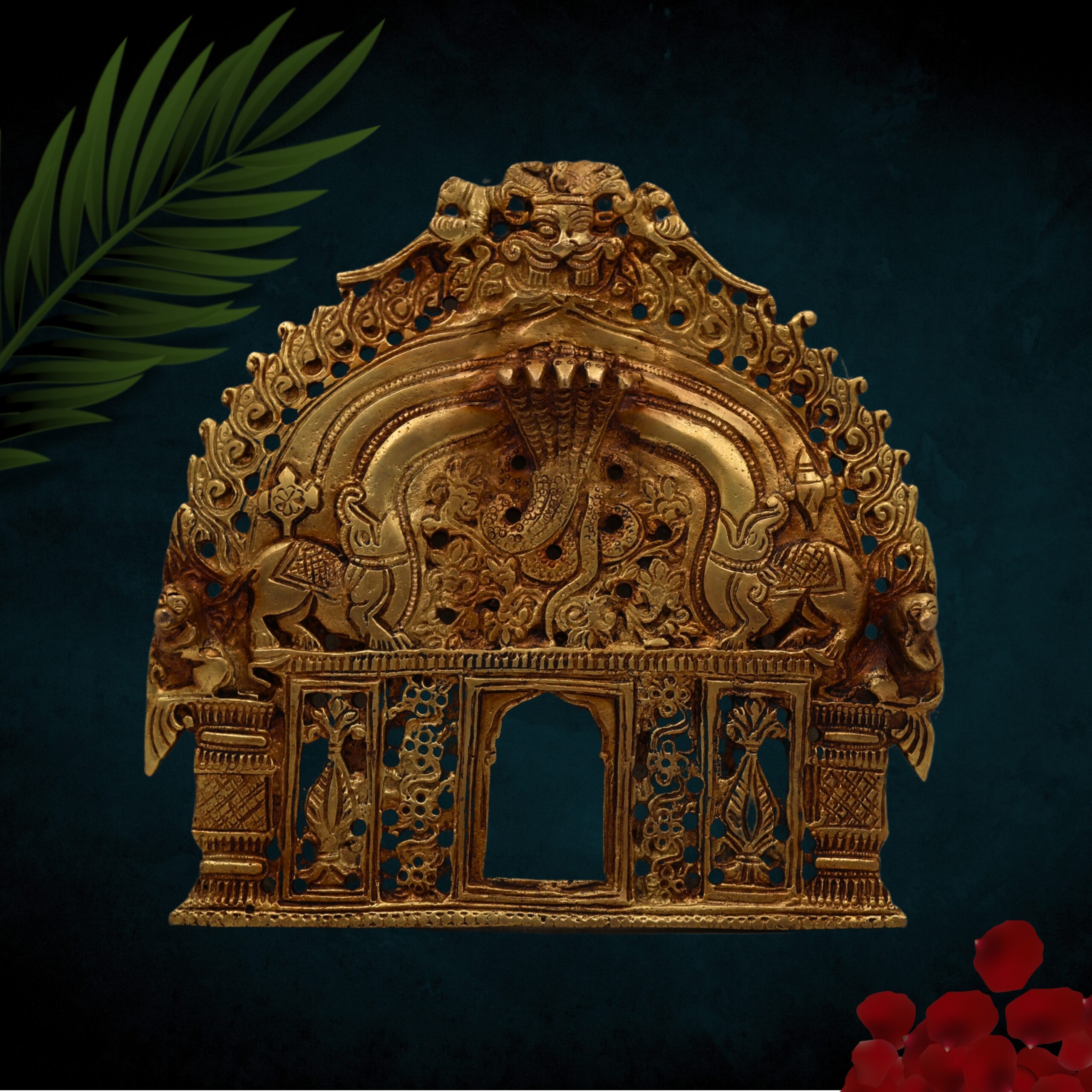 Traditional arch frame for idols