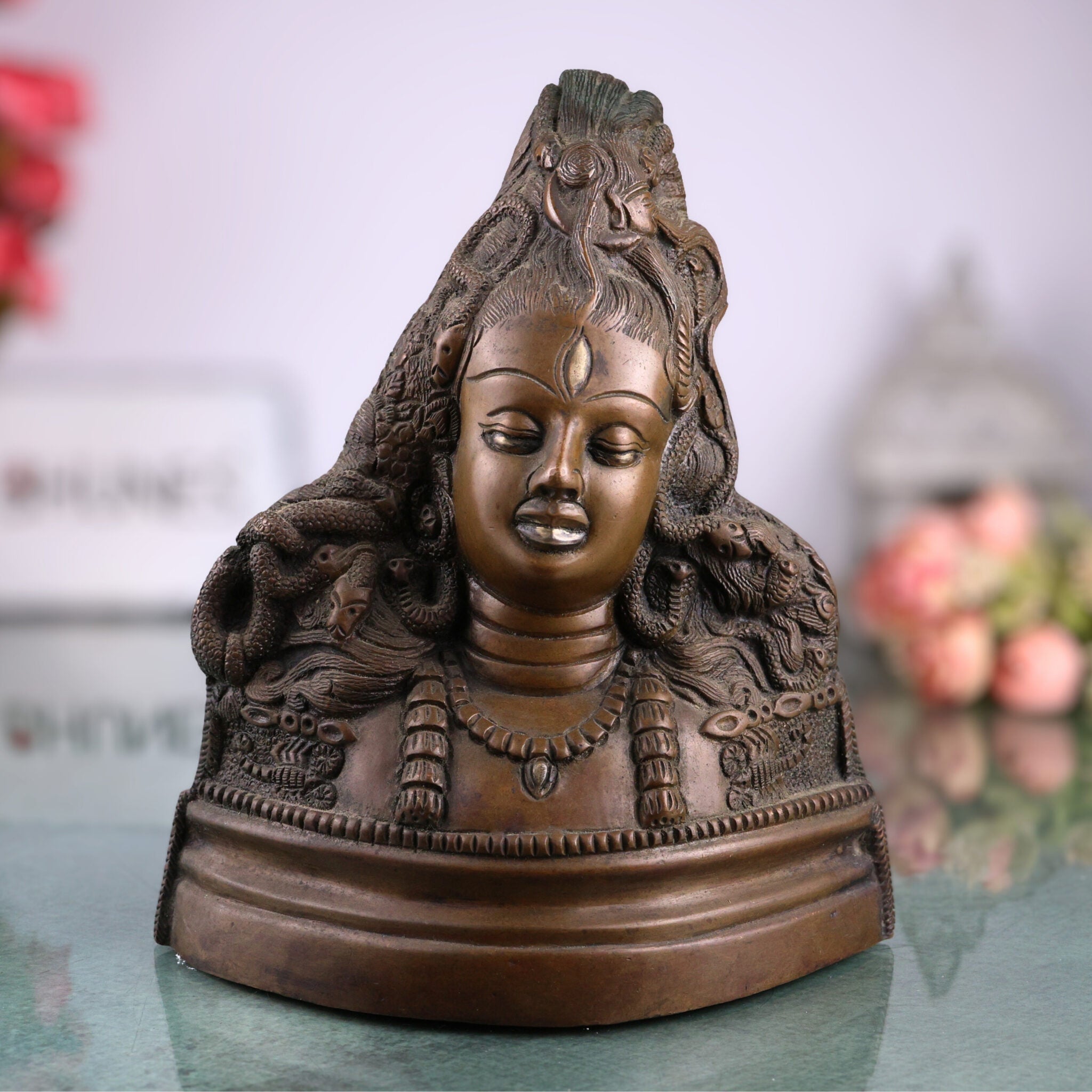 Brass Shiva Statues |Lord Shiv Idol | Shankar Idol | Shiva Brass|Lord Shiva Idols|Shankar Murti For Gift| Shiva Brass Statue| Home Decor | Showpiece