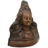 Brass Shiva Statues |Lord Shiv Idol | Shankar Idol | Shiva Brass|Lord Shiva Idols|Shankar Murti For Gift| Shiva Brass Statue| Home Decor | Showpiece, Gold, 8.5 Inch, 1 Piece