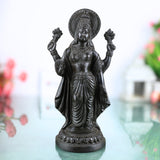 Handcrafted Brass Mahalakshmi Idol | Ashta Lakshmi Kamala Devi Statue | Lakshmi Narayani Pital Murti for Pooja, Home Temple & Gift