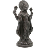 Handcrafted Brass Mahalakshmi Idol | Ashta Lakshmi Kamala Devi Statue | Lakshmi Narayani Pital Murti for Pooja, Home Temple & Gift,Gold, 9 Inch, 1 Piece