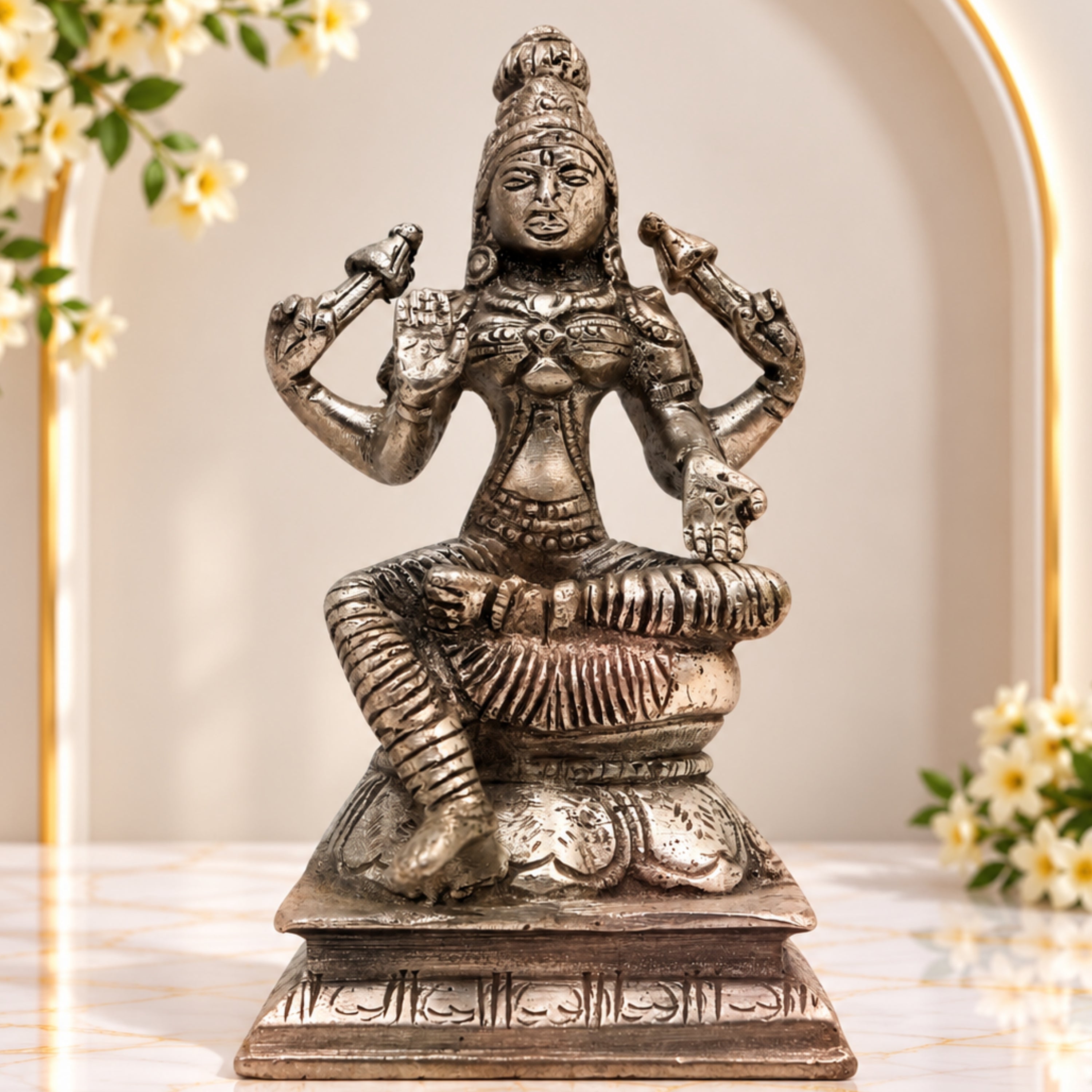 Brass Maha Lakshmi Idol