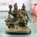 Brass Shiv Pariwar Sculpture With Parwati, Ganesha, Shiva And Lingam | Shiv Pariwar | Shivaparivar | Shivparivar Murti