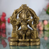 Handcrafted Brass Ganesha Idol | Vinayaka Ganpati Murti | Ganesh Statue for Pooja, Home Temple