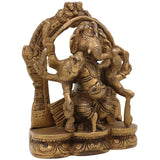 Handcrafted Brass Ganesha Idol | Vinayaka Ganpati Murti | Ganesh Statue for Pooja, Home Temple, Decor & Gift, 5 Inch, 1 Piece