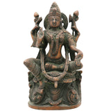 Handcrafted Brass Maha Lakshmi Idol for Pooja – Mahalakshmi | Laxmi Devi | Shri | Kamala | Ashta Lakshmi Murti for Home Temple & Gifts Ask ChatGPT, Gold, 7.5 Inch, 1 Piece