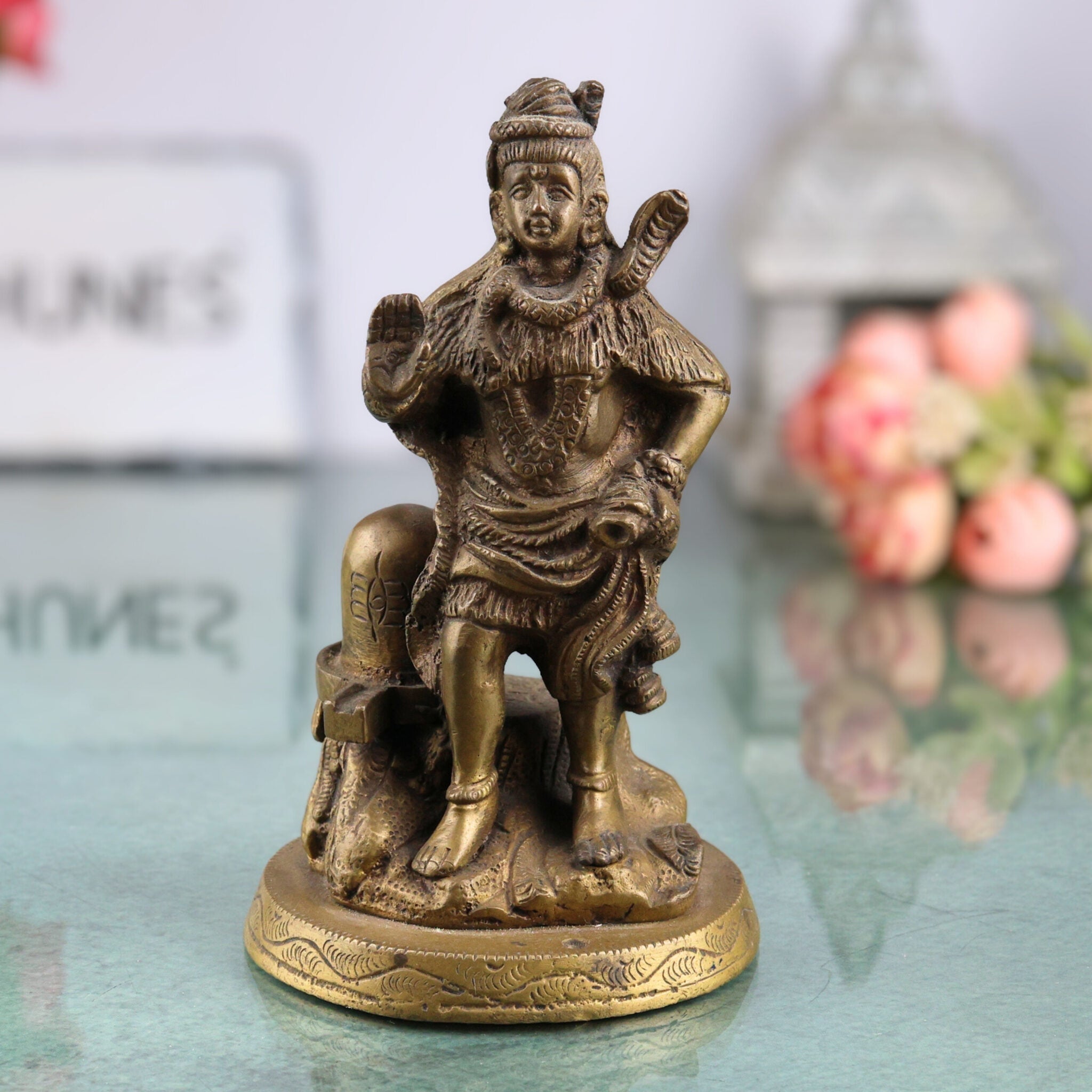 Brass Shiva Statues |Lord Shiv Idol | Shankar Idol | Shiva Brass|Lord Shiva Idols|Shankar Murti For Gift| Shiva Brass Statue| Home Decor | Showpiece