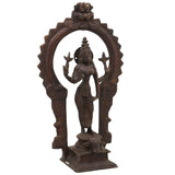 Brass Durga Devi Idol – Simhavahini Mahishasura Mardini Maa Shakti Murti for Pooja Room, Navratri, Home Temple & Decor – Handcrafted Bhavani Statue, 12 Inch, 1 Piece