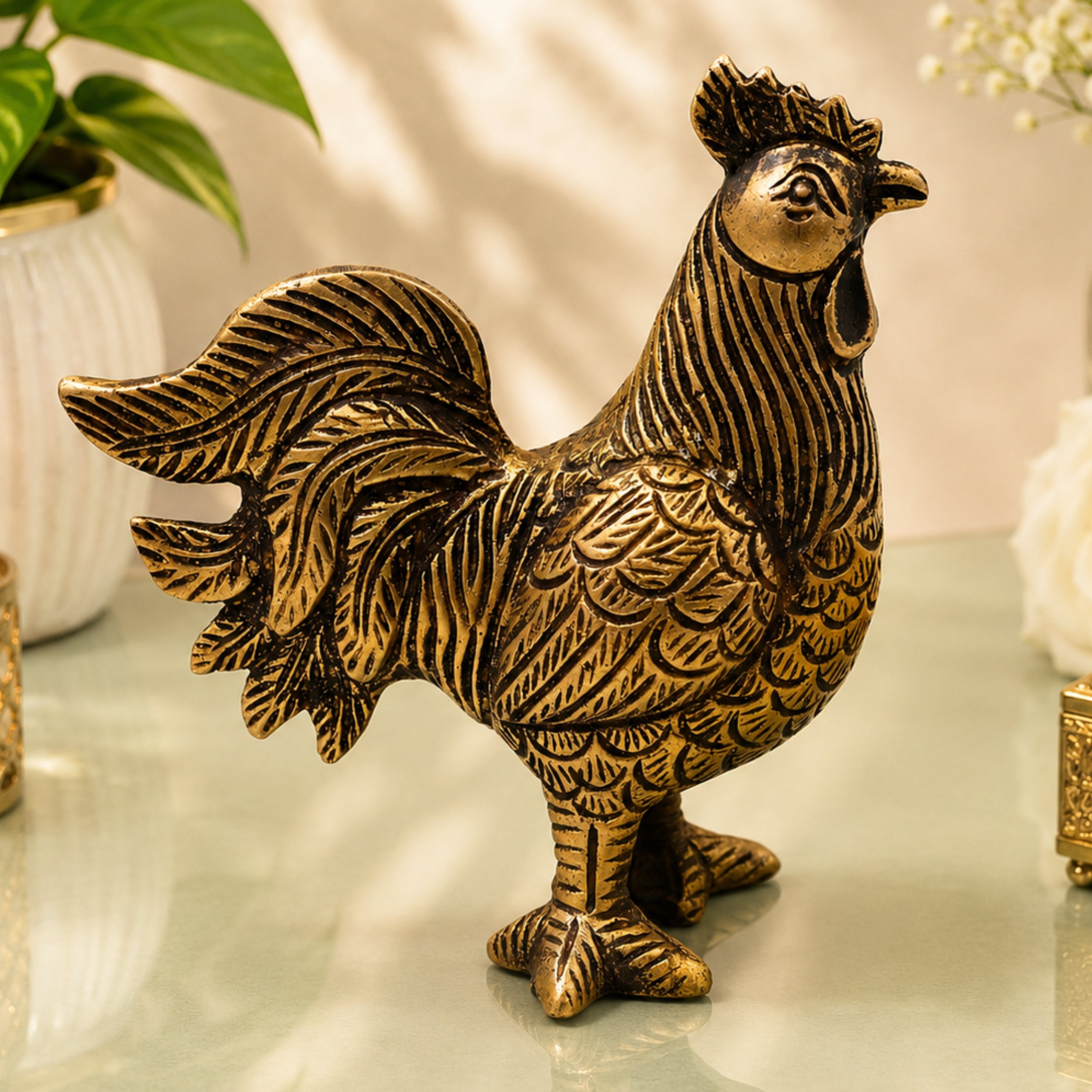 Brass Rooster
