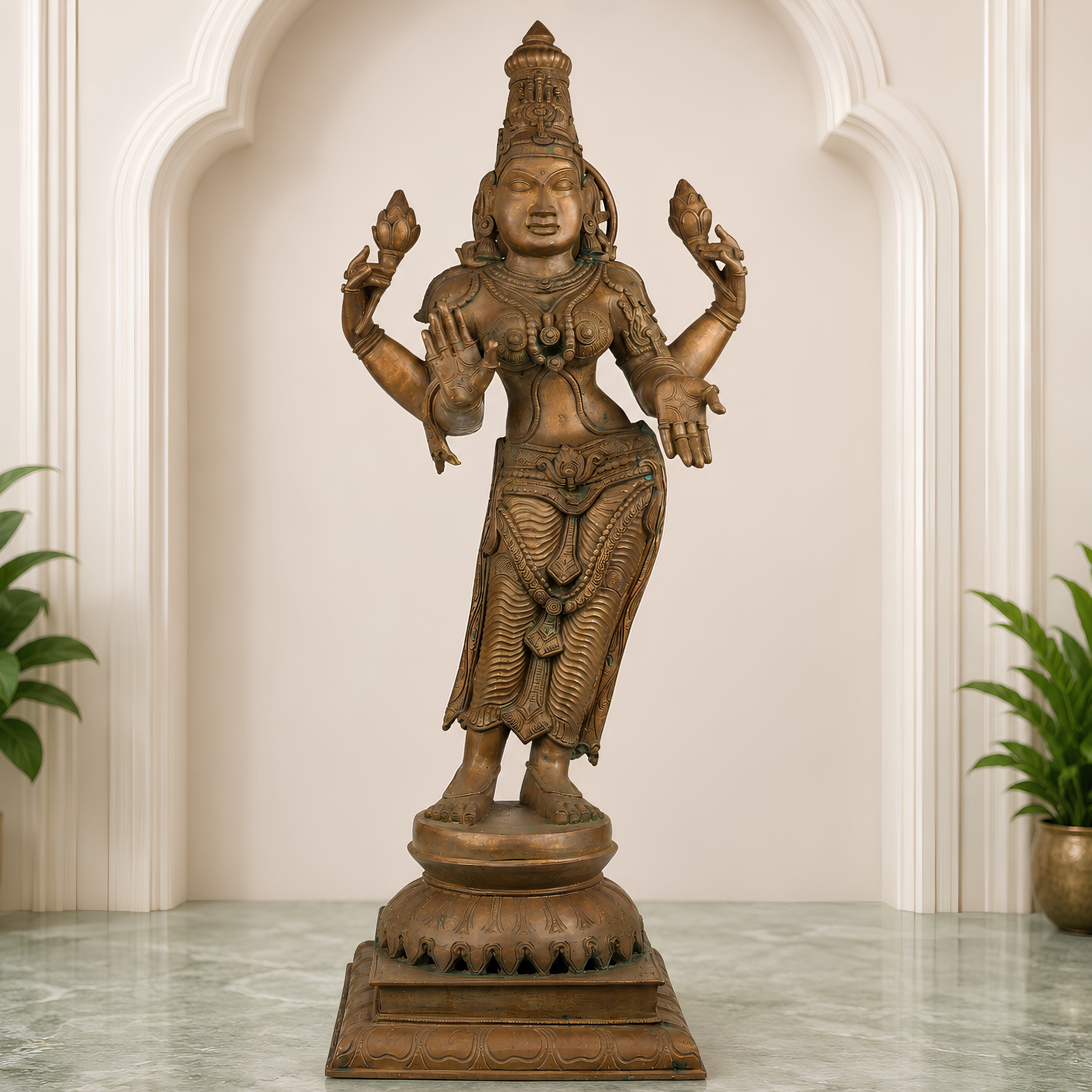 Panchaloha Bronze Mahalakshmi