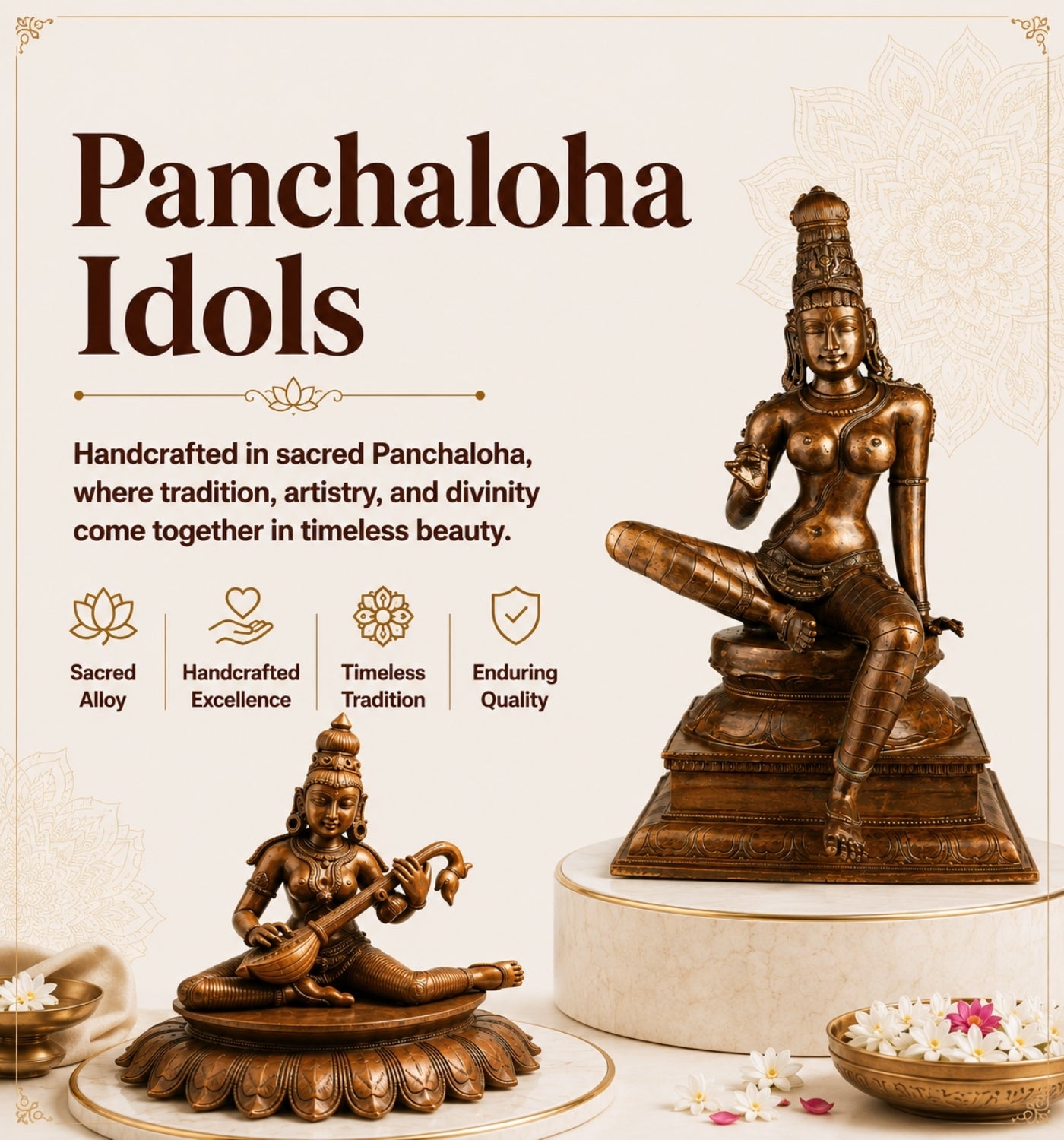 Panchaloha bronze idols