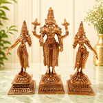 Vishnu with Sridevi Bhudevi Idol