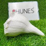 Bhunes Natural Non Blowing Pooja Right Hand Lakshmi Valampuri Shankh, Dakshinavarti Conch,White, 4.5 Inch, 1 Piece