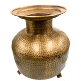 Bhunes Brass Antiques Planter Bowls | Decor Bowl | Pittal Ka Katora | Decorative Antique,Brown, 20 Inch, 1 Piece
