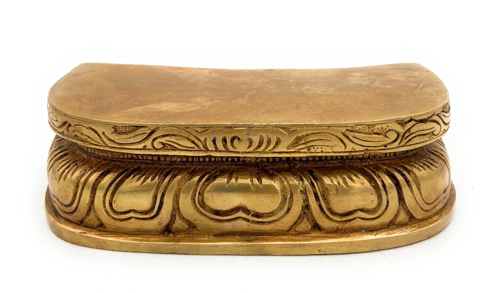 Brass Peetha For Idols Chowki Bajot Aasan Stand For Poja Chowkis For Gods And Temples Puja Shinghashan For Kalash Deity Singhasan