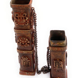 Bhunes Brass Insences Sticks Stand, Agarbatti Stick Holder, Farman Dhoop Batti Stand For Pooja Ibadat Ardas Pray Standard Cone Holder,Brown, 9.5 Inch, 1 Piece