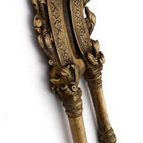 Bhunes Brass Antique Nut Cutter Sarota Beetel Betel Nut Cutter,Gold, 8 Inch, 1 Piece