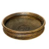 Bhunes Brass Antqiue Urli Ethnic Traditional Bowl Urli For Home Decor,Brown, 4.5 Inch, 1 Piece