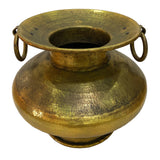 Bhunes Brass Big Planter Bowls | Decor Bowl | Pittal Ka Katora | Decorative,Gold, 19 Inch, 1 Piece